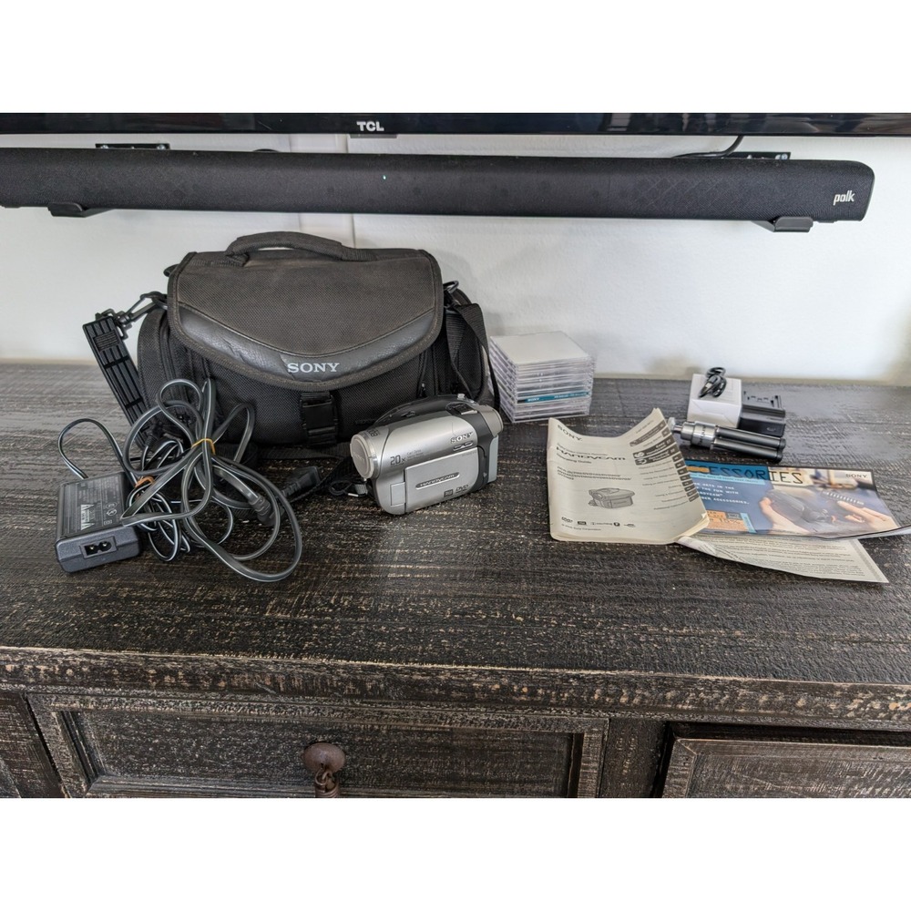 Sony DCR-DVD92E Handycam DVD Camcorder Digital Video DVD-R/RW DVD+RW Nightshot
